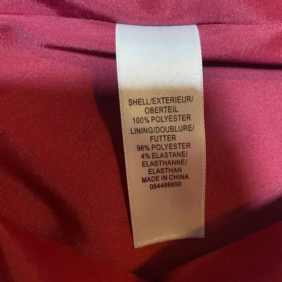 Aidan Mattox Cocktail Dress Fit & Flare Embroidered Lace Squareneck Red Womens 0 - Picture 6 of 7